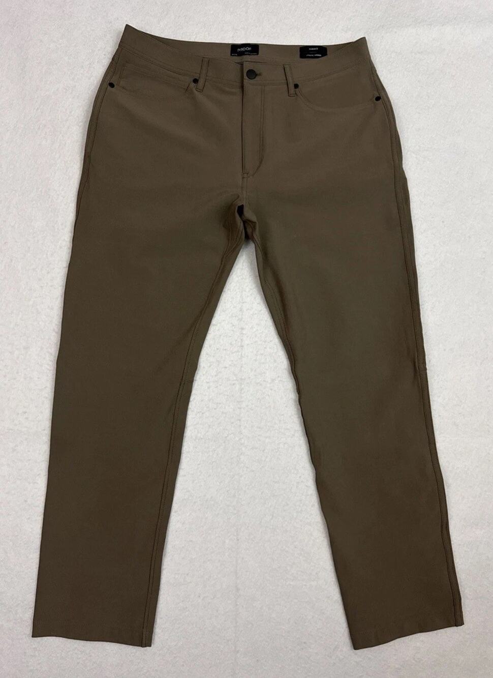Unbranded Men's Khaki Chinos - Olive Brown